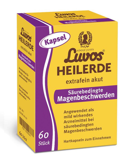 Produktfoto zu Heilerde extrafein akut 60 Kapseln