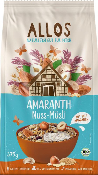 Produktfoto zu Amaranth Nuss-Müsli 375g