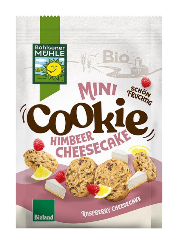 Produktfoto zu Mini Cookie Himbeer Cheesecake 125g