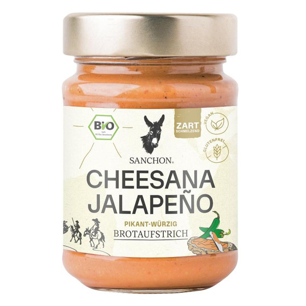 Produktfoto zu Brotaufstrich Cheesana Jalapeño 170g