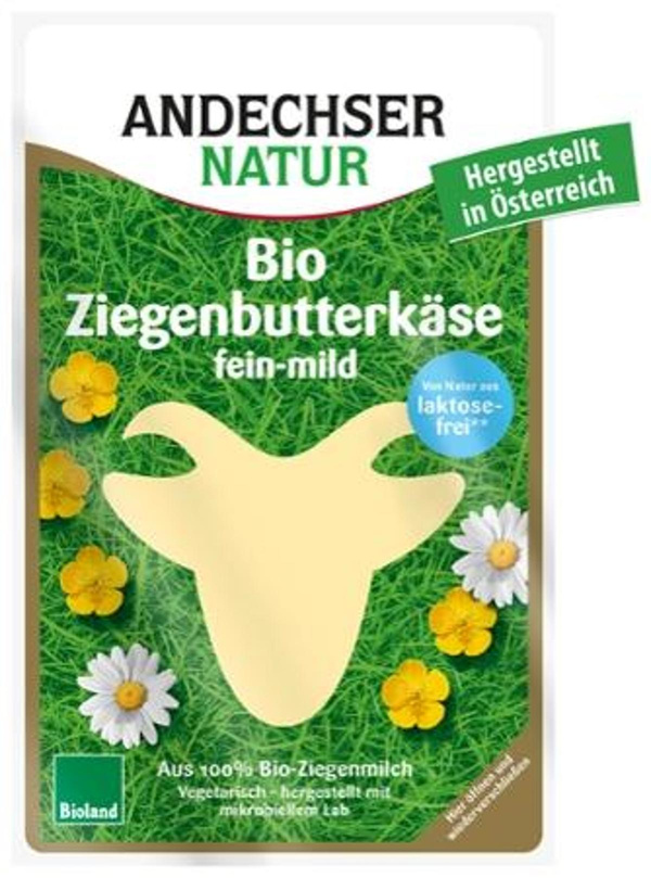Produktfoto zu Ziegenbutterkäse in Scheiben 100g