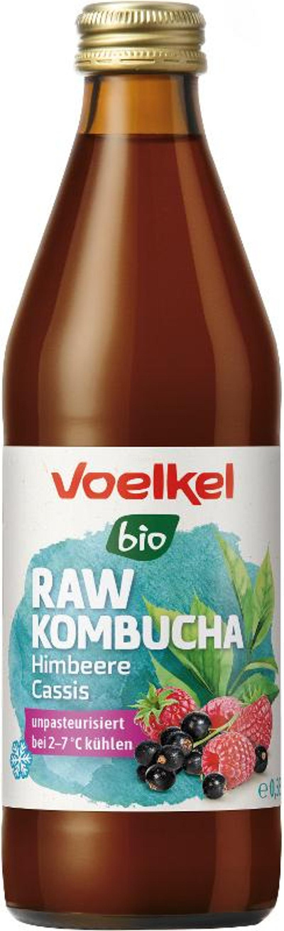 Produktfoto zu Raw Kombucha Himbeere Cassis 0,33L