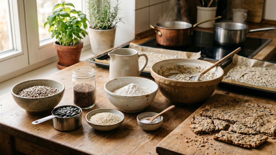 Rezeptbild für Knäckebrot