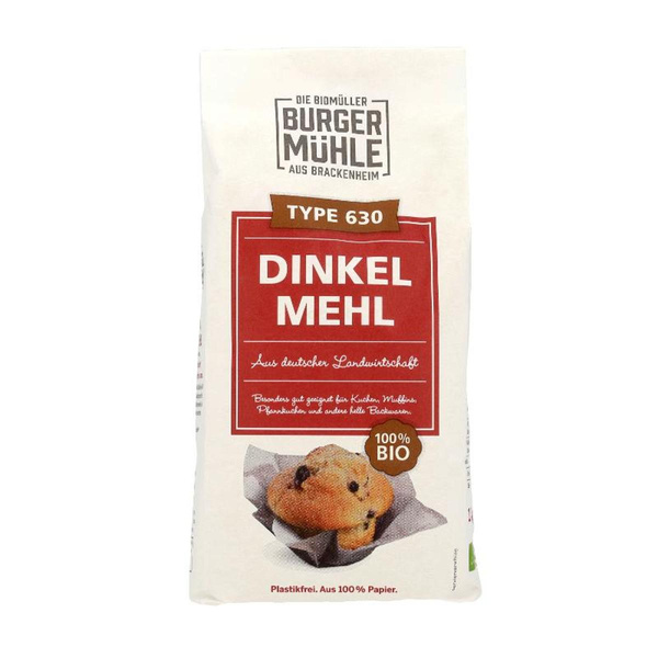 Produktfoto zu Dinkelmehl Type 630 1kg