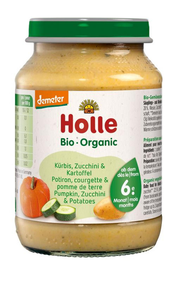 Produktfoto zu Kürbis, Zucchini & Kartoffel Babykost 6M+ 190g