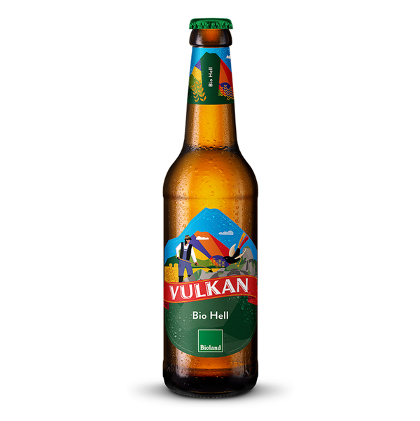 Produktfoto zu Vulkan Bier Hell Kiste 10*0,33l