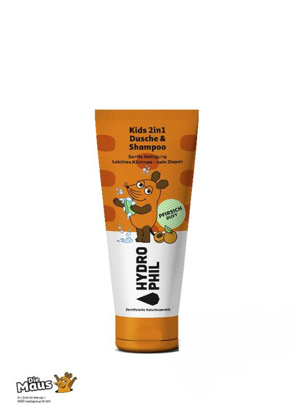 Produktfoto zu Shampoo & Dusche Maus Pfirsich 2 in 1 200ml