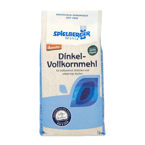 Produktfoto zu Dinkel-Vollkornmehl 1kg