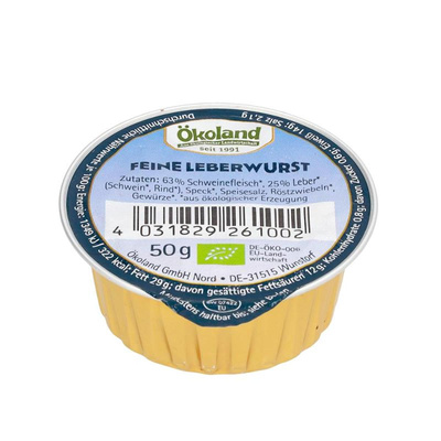 Produktfoto zu Feine Leberwurst 50g