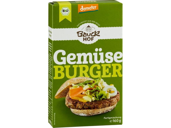 Produktfoto zu Gemüseburger Fertigmischung für 6 große Bratlinge