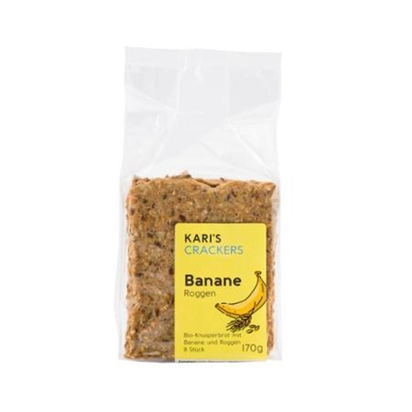 Produktfoto zu Cracker Banane Roggen 170g