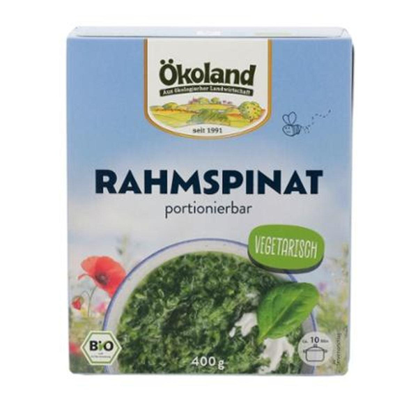 Produktfoto zu TK Rahmspinat portionierbar 400g
