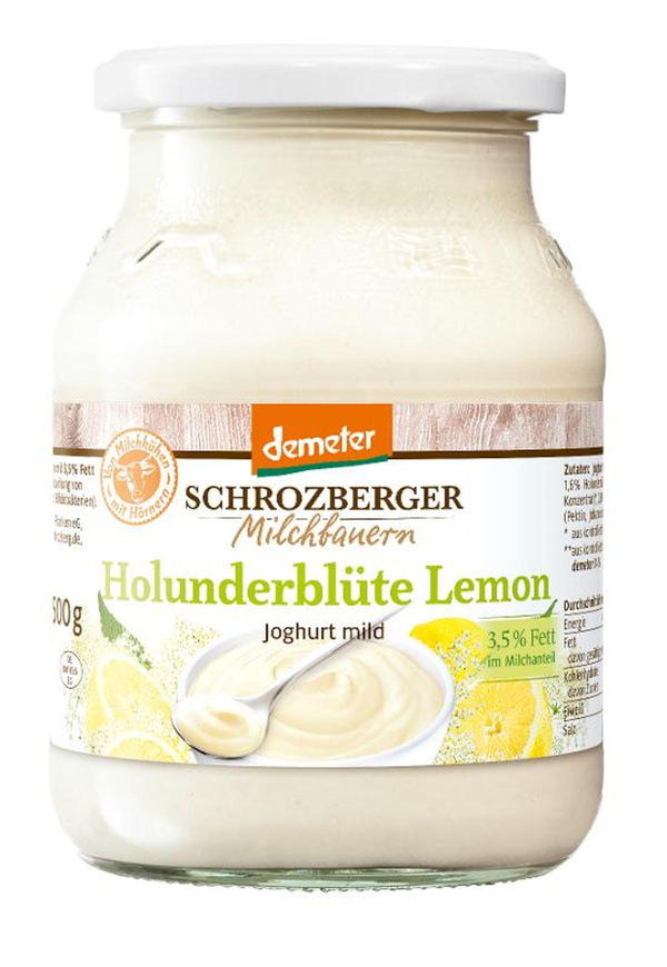 Produktfoto zu Joghurt Holunderbl.-Lemon 3,5%
