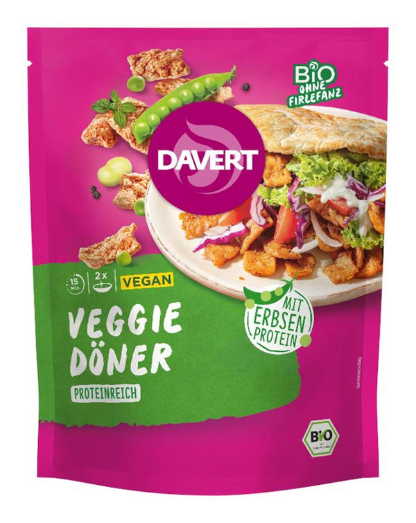 Produktfoto zu Veggie Döner(-fleisch) mit Erbsenprotein 2 Portionen