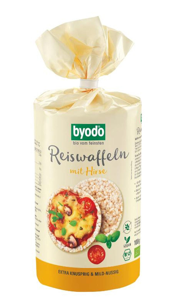 Produktfoto zu Reiswaffeln mit Hirse - glutenfrei 100g