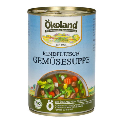 Produktfoto zu Rindfleisch Gemüsesuppe 400g
