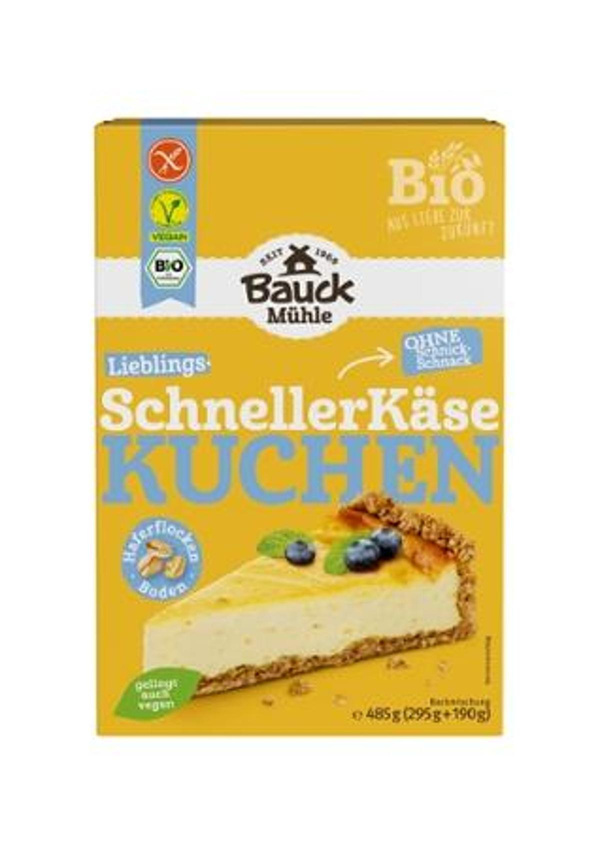 Produktfoto zu Backmischung SchnellerKäse Kuchen für 1 Form