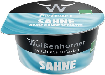Produktfoto zu Weißenhorner Sahne Creme 150g