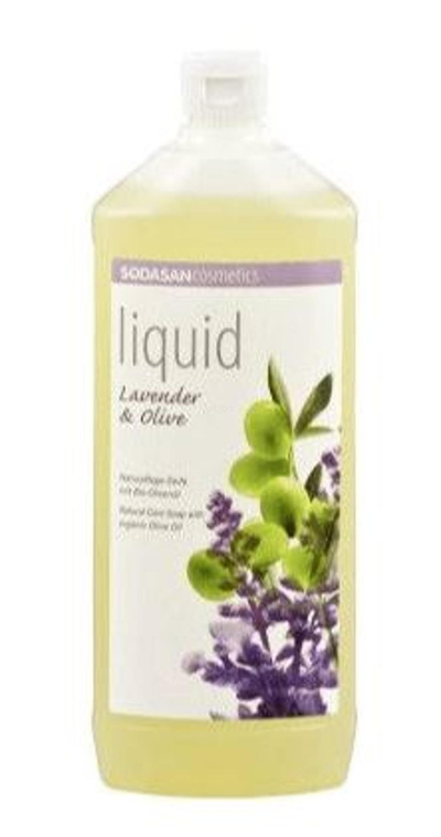 Produktfoto zu Flüssigseife Lavendel & Olive Nachfüller 1L