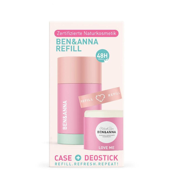 Produktfoto zu Ben & Anna Refill Case + Deostick 40g