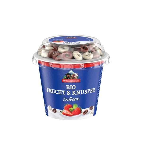 Produktfoto zu Alpenzwerg Erdbeere&Knusper Joghurt 137g