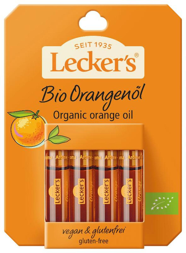 Produktfoto zu Orangenöl zum backen 4x2ml