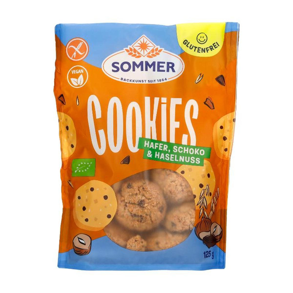 Produktfoto zu Cookies Hafer, Schoko & Haselnuss 125g
