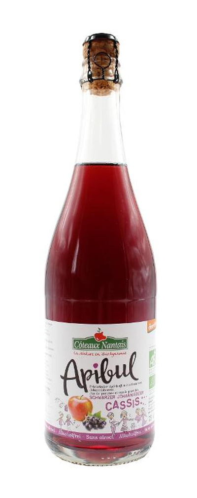 Produktfoto zu Apibul Apfel - schwarze Johannisbeere alkoholfrei 0,75L