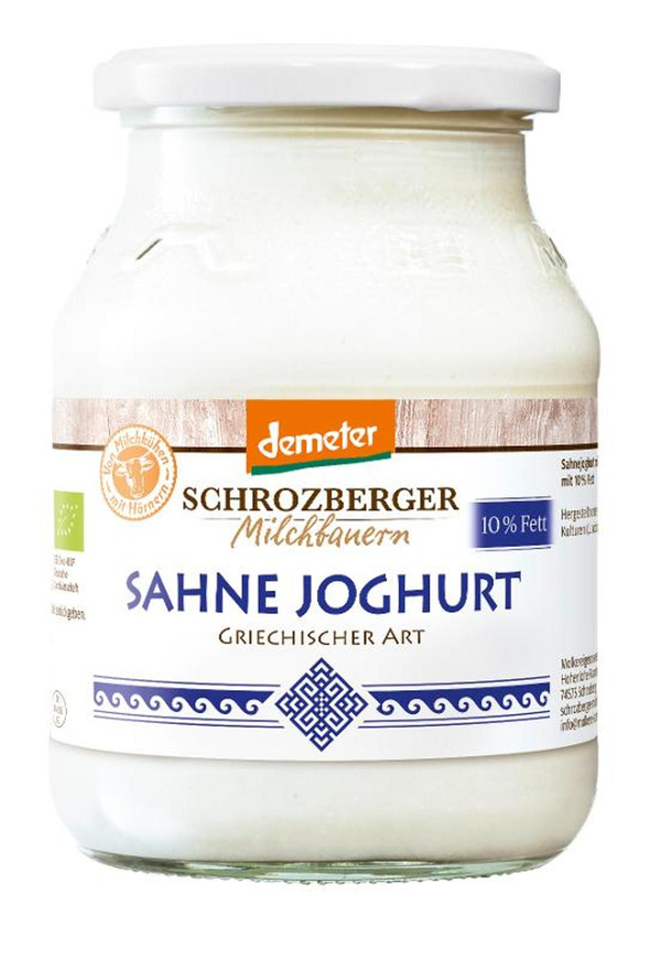 Produktfoto zu Sahnejoghurt griechische  Art stichfest 10% 500g