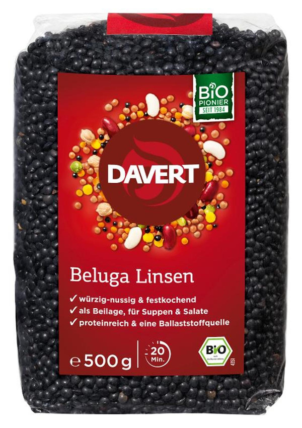 Produktfoto zu Belugalinsen 500g