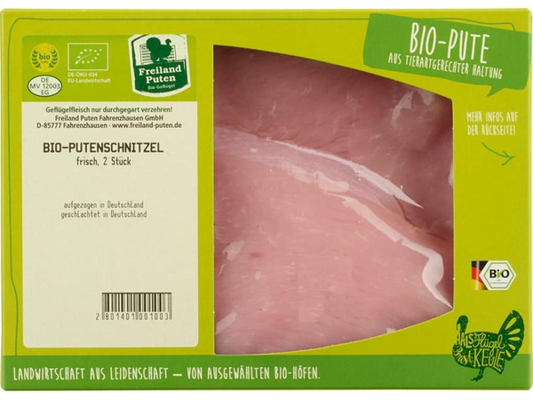 Produktfoto zu TK Putenschnitzel 2 Stück ca. 300g