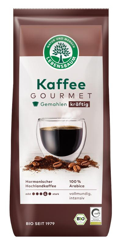 Produktfoto zu Kaffee Gourmet kräfig, gemahlen 500g