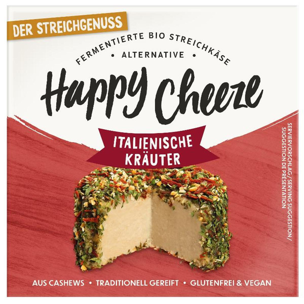 Produktfoto zu Streichkäse-Alternative "Italienische Kräuter" vegan 100g