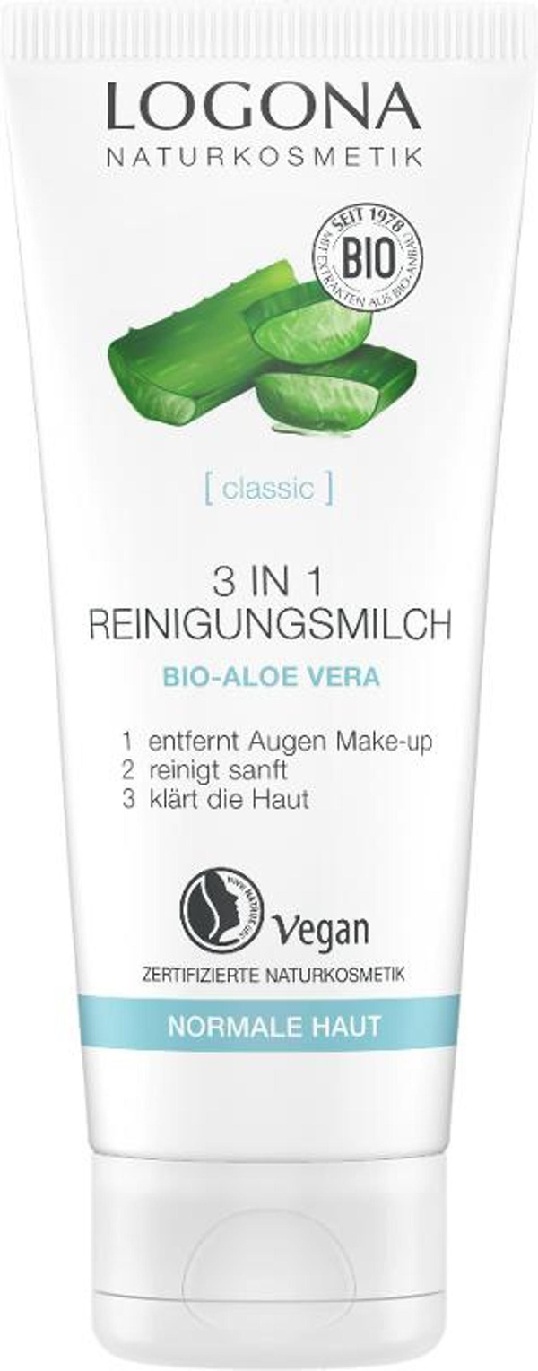 Produktfoto zu [classic] 3 in 1 Reinigungsmilch Aloe Vera 100ml