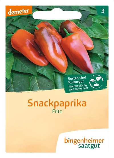 Produktfoto zu Saatgut Snack-Paprika "Fritz"