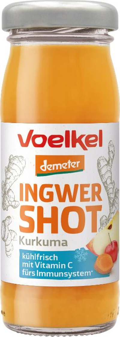 Produktfoto zu Shot Ingwer & Kurkuma 95ml