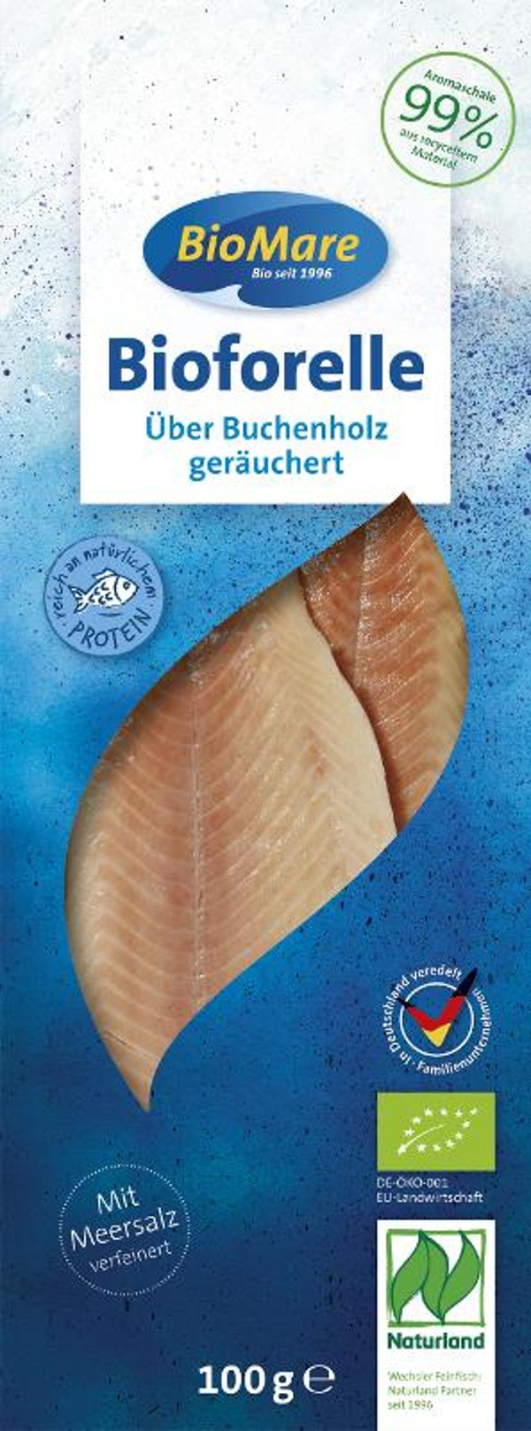 Produktfoto zu Forellen-Filet, geräuchert 100g