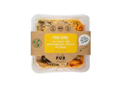 Produktfoto zu Poké Bowl Teriyaki-Tofu, Süßkartoffelsalat to go 360g