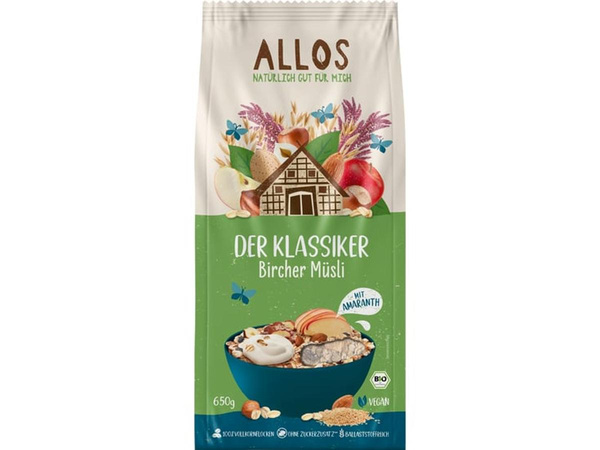 Produktfoto zu Der Klassiker Bircher Müsli mit Amaranth 650g