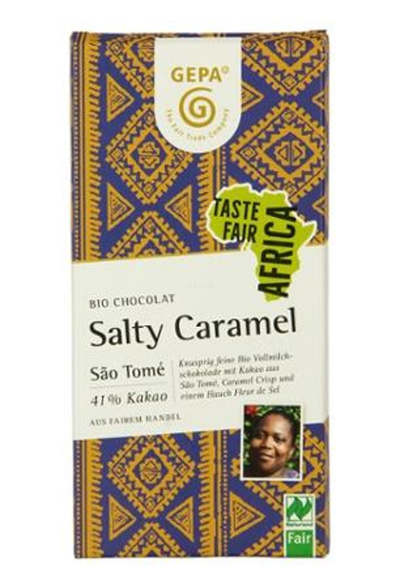 Produktfoto zu Salty Caramel 41% Kakao Tafelschokolade 80g