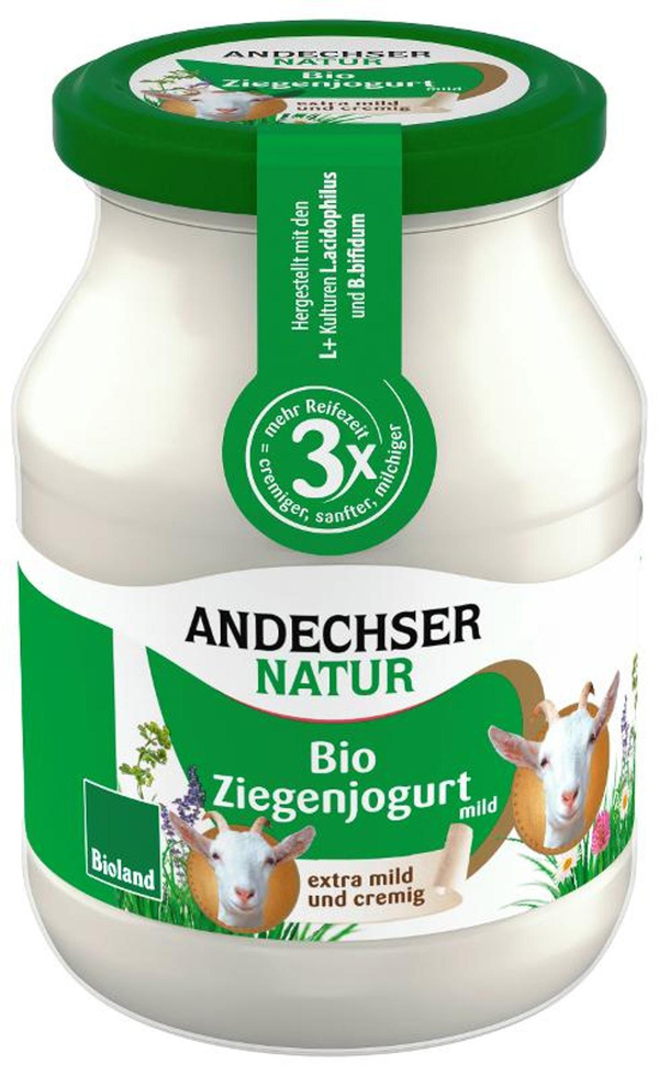 Produktfoto zu Ziegenjoghurt natur 3,5% Fett 500g