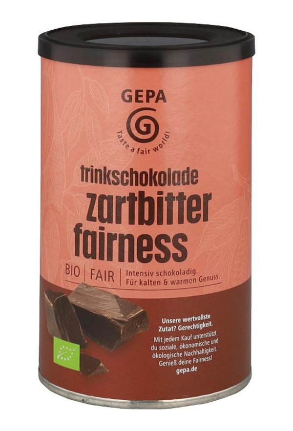 Produktfoto zu Trinkschokolade Zartbitter 250g