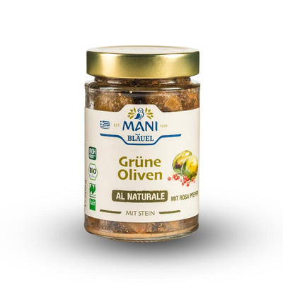 Produktfoto zu Grüne Oliven al naturale 205g