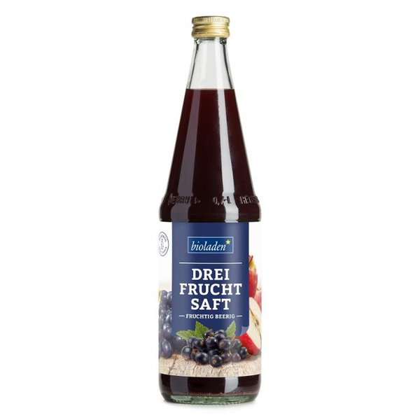 Produktfoto zu Dreifruchtsaft rot 0,7L