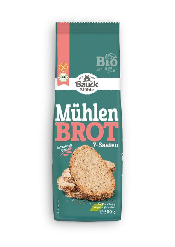 Produktfoto zu Backmischung MühlenBrot 7-Saaten für 1 Brot