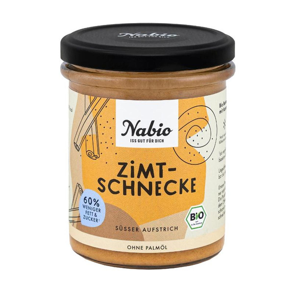 Produktfoto zu Nabio Aufstrich Zimtschnecke 175g