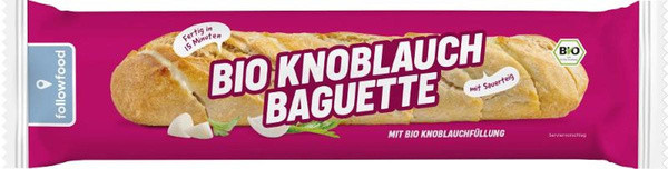 Produktfoto zu TK Knoblauch Baguette 175g vegan
