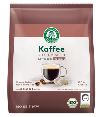 Produktfoto zu Gourmet Kaffeepads Klassik 18 Stück