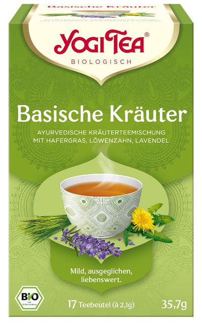 Produktfoto zu YogiTea Basische Kräuter 17 Beuteln