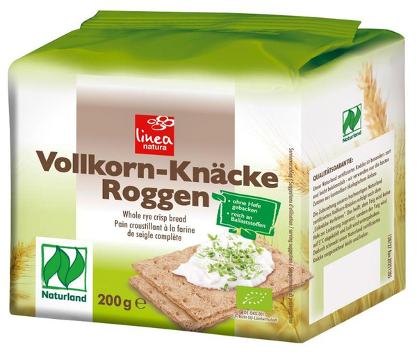 Produktfoto zu Vollkorn-Knäcke Roggen 200g